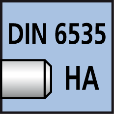 Zylinderschaft nach DIN 6535