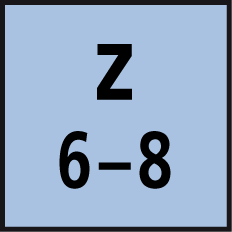 Zähnezahl 6-8